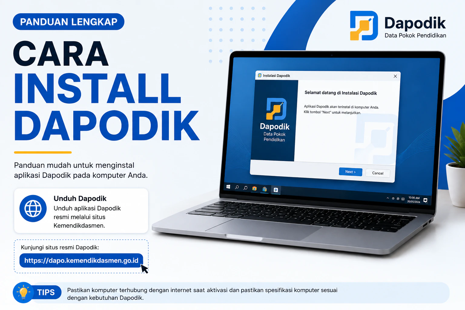 Cara Install Aplikasi Dapodik