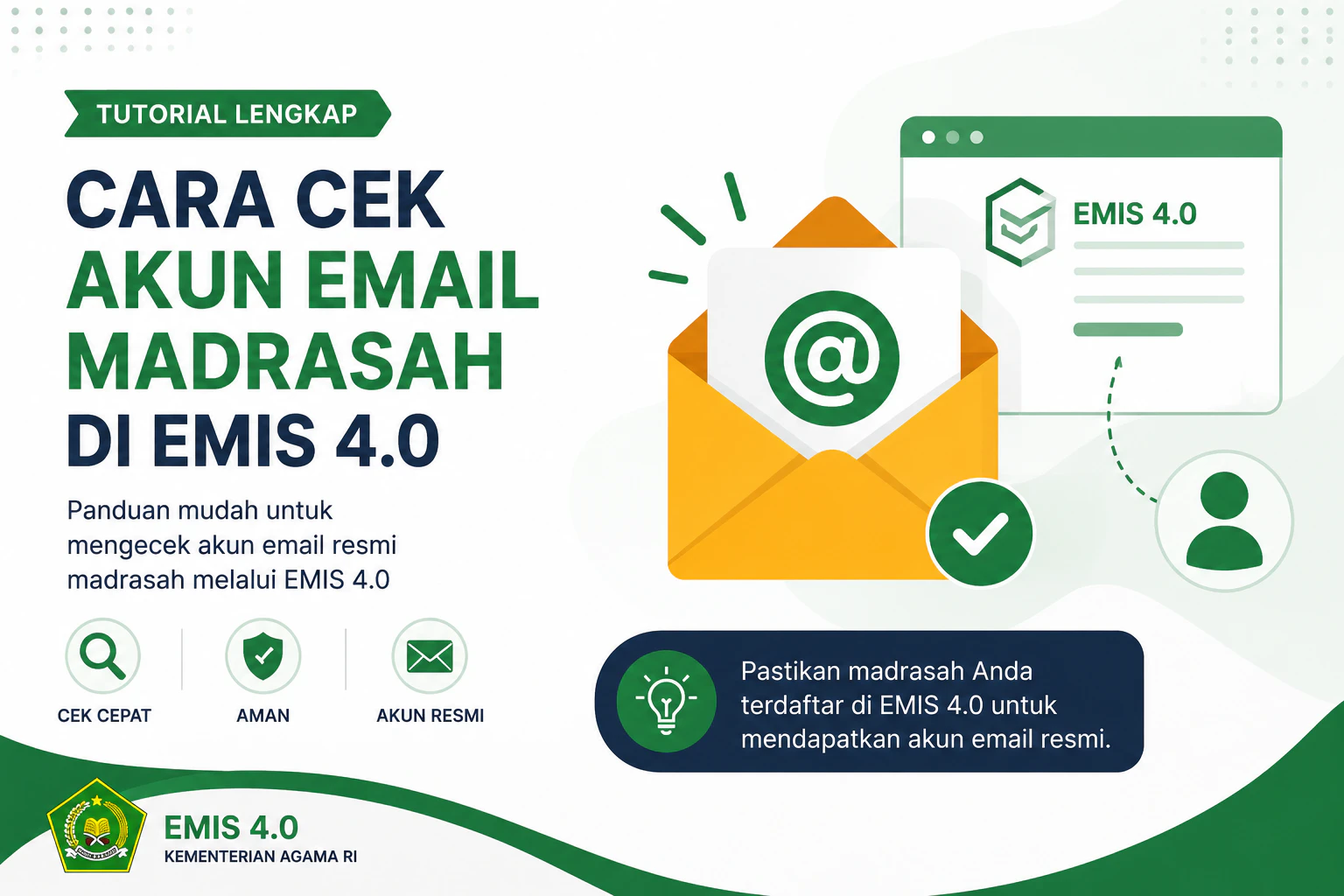 Cek akun email madrasah